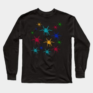 Spider Pattern Long Sleeve T-Shirt